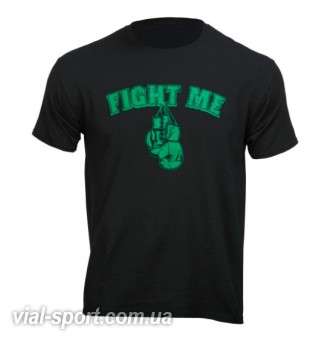 Футболка Title boxing fight me tee black