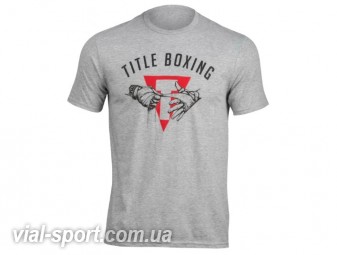 Футболка TITLE Boxing Wrapped Hands Tee сірий