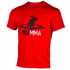 Футболка Title ММА beat down tee red