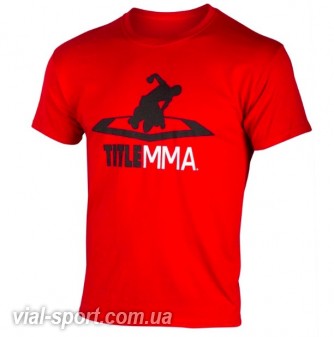 Футболка Title ММА beat down tee red