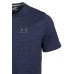 Футболка Under Armour CC Left Chest Lockup чоловіча синя 1257616-410