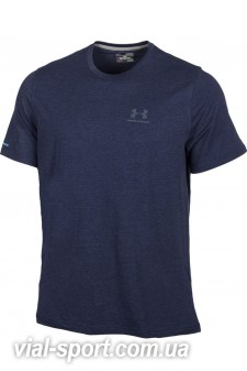 Футболка Under Armour CC Left Chest Lockup чоловіча синя 1257616-410