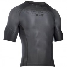 Футболка Under Armour Charged Compression SS-GRY сірий чоловік 1270617-040