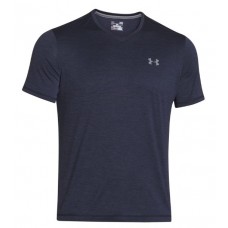 Футболка Under Armour Tech V-Neck синій чоловік 1253534-410