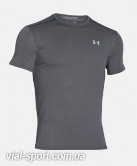 Футболка Under Armour Threadborne Streaker SS сірий чоловік 1271823-090