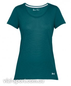 Футболка Under Armour Threadborne Streaker SS зелений жін 1271517-716