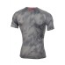 Футболка Under Armour UA HG ARMOUR PRINTED SS чоловіча сіра 1257477-042