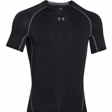 Футболка Under Armour UA HG ARMOUR SS чоловіча чорна 1257468-001