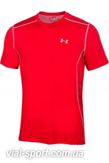 Футболка Under Armour CC Left Chest Lockup чоловіча Червона 1257616-600