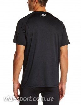 Футболка Under Armour UA Tech SS Tee чоловіча чорна 1228539-001