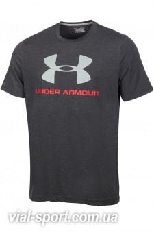 Футболка Under Armour Sportstyle Logo чоловіча чорна 1257615-001