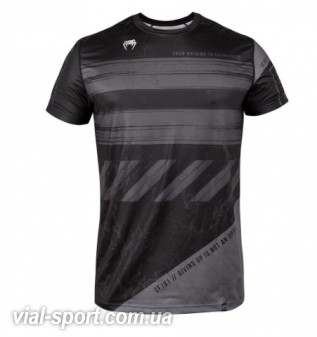 Футболка Venum AMRAP Dry Tech T-shirt Black Grey