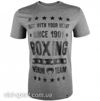 Футболка Venum Boxing Origins T-shirt Grey