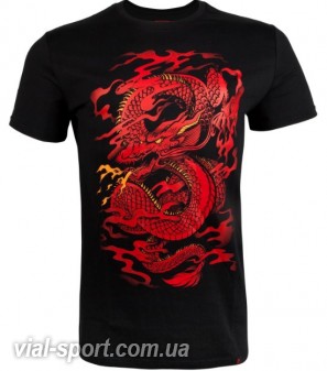 Футболка Venum Dragons Flight T-shirt Black Red