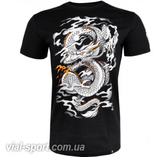 Футболка Venum Dragons Flight T-shirt Black White