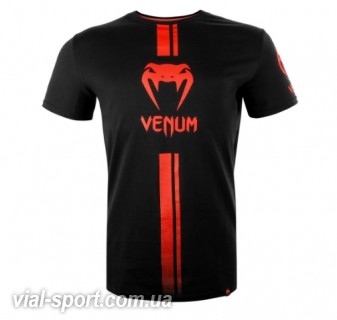 Футболка Venum Logos T shirt Black Red