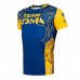 Футболка Venum Loma Fight Dry Tech T-shirt Blue Yellow