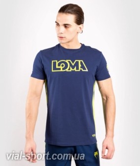 Футболка Venum Origins T-shirt Loma Edition Blue Yellow