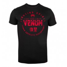 Футболка Venum Signature T-shirt Short Sleeves Black Red