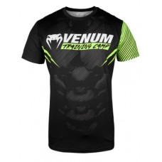 Футболка Venum Training Camp 2.0 T-shirt Black Neo Yellow