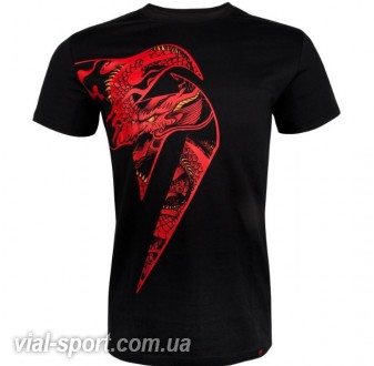 Футболка Venum Venum Giant x Dragon T-shirt Black Red