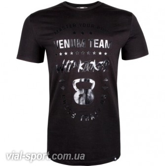 Футболка Venum Wod Kicker T-shirt Matte Black