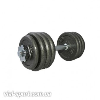 Гантель набірна залізна LiveUp DUMBELL SET, 20 кг, LS2311-20