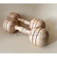 Гантелі з дерева 1 кг