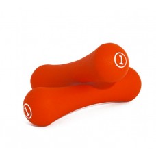 Гантелі неопренові LiveUp Neoprene Dumbbell 2х1 кг Orange (LS2002-B1)