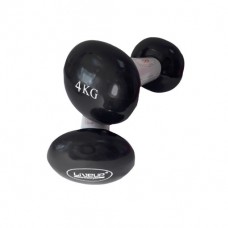 Гантелі пара LiveUp VINYL DUMBBELL EGG HEAD-2 * 4KG LS2001-4