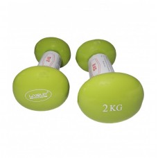 Гантелі вінілові LiveUp VINYL DUMBBELL Egg Head LS2001-2