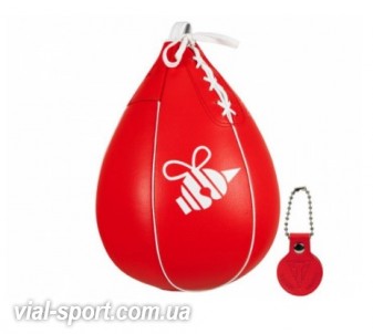 Груша Title Ali Sting Speed Bag 6 "X 9" Red White