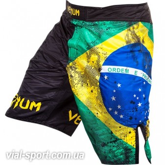 Шорти Venum Brazilian Flag Fightshorts-Black