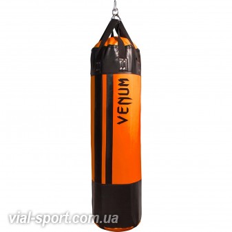 Боксерський мішок Venum Hurricane Punching Bag Black Orange (без набивання)