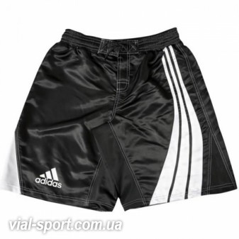 Шорти атласні Adidas динамічні смуги