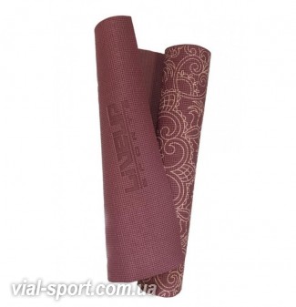 Йога-килимок LiveUp PVC PRINTED YOGA MAT LS3231C-06r