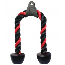 Канат для трицепса HARBINGER 373100 26 " Tricep Rope чорний / червоний 66 см