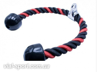 Канат для трицепса з подвійним хватом Power System Triceps Rope PS-4041