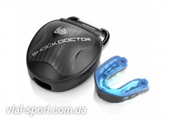 Капа гелева дитяча SHOCK DOCTOR Gel Max black + пенал чорний