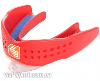 Капа гелева SHOCK DOCTOR SuperFit All Sport Convertible Mouthguard червоний доросла