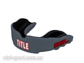 Капа гелева TITLE GEL Victory Mouthguard Сірий / Чорний доросла