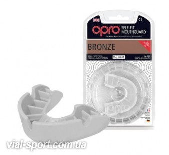 Капа OPRO Bronze білий