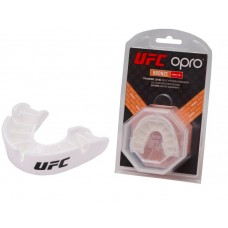 Капа OPRO Bronze UFC Hologram білий