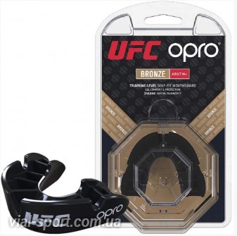 Капа OPRO Bronze UFC Hologram Black (art.002258001) доросла