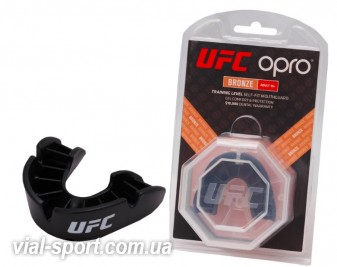 Капа OPRO Bronze UFC Hologram чорний