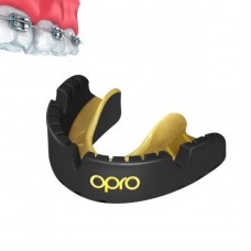 Капа Opro gold braces black / goldl (art.002227005) доросла