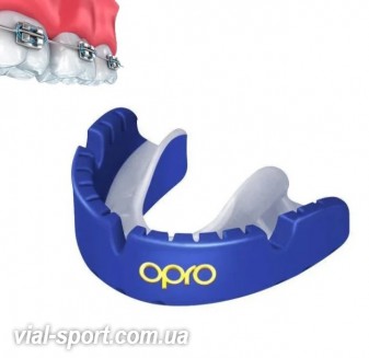 Капа Opro gold braces prl blue / prl (art.002227006) доросла