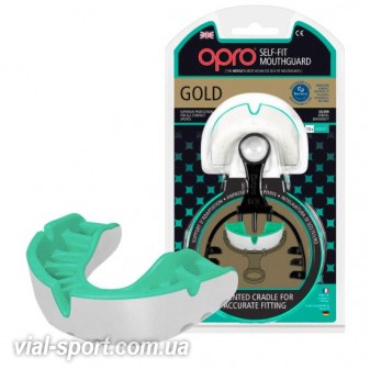 Капа OPRO Gold Series White / Pearl (art.002193006)