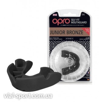 Капа OPRO Junior Bronze Black (art.002185001) дитяча