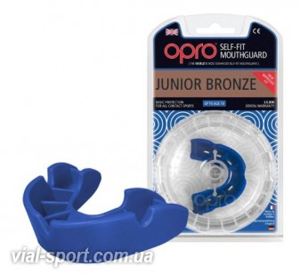 Капа OPRO Junior Bronze UFC Hologram Blue (art.002185002) дитяча